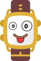 Silly Watch Dial Expression vector