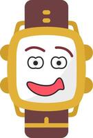Grinning Watch Dial Emoji vector
