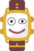 Flirty Expression Watch Dial vector