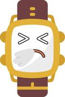 Sneezing Face Watch Dial Art vector