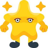 Ninja Star Mask Colourful Art vector