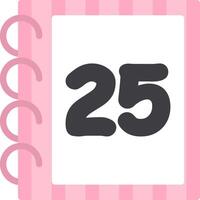 Fun Kids Icon Twenty Five Flat Design vector
