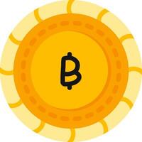 Bath Coin Colorful Flat Money Symbol vector