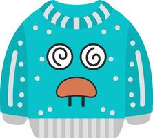 Dazed Confused Face Emoji Sweatshirt vector