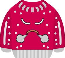 Steaming Angry Face Emoji Red Smoke Design vector