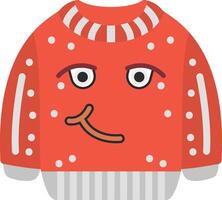 Wry Smile Expression Emoji Twisted Face Art vector