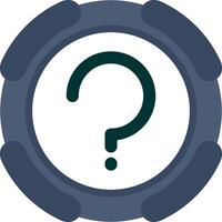 Question Mark Support Icon vector