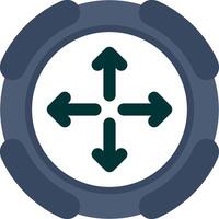Move Arrow Direction Icon Design vector