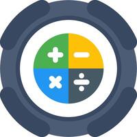 Calculator Maths Tool Flat vector