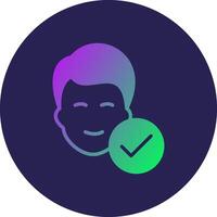 Face Vivid Application Element Design Form vector