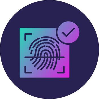 Scan Outlined Frame Style Object Design vector