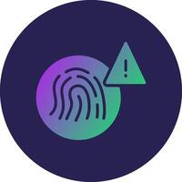 Alert Gradient Colored Visual UI Form vector