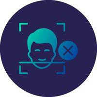 Face Detection Sharp Edged Style Visual vector