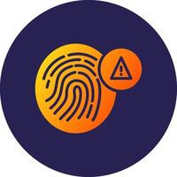 Warning Color Enhanced UI Based Graphic vector