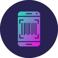 Barcode Clean UI Concept Design Badge vector