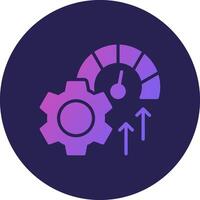 Efficiency 3D Rendered Symbol Graphic Element vector