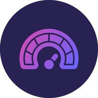 Velocity Gradient Themed User Interface Symbol vector