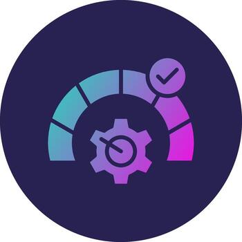 pruebas suave ui inspirado símbolo formar vector