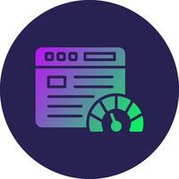 Website speed Pixel Style Inspired Badge Element vector