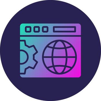 web mejoramiento limpiar marco establecido diseño objeto vector