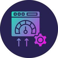 Medium speed Stylized Flat Digital Drawing Element vector