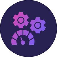 Performance management User Interface Inspired Mark Design vector