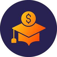 Scholarship Crisp Outlined Line Artwork Design vector