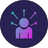 User Thin Line Art Style Element vector