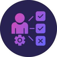 Decision marker Responsive Application Based UI Shape vector