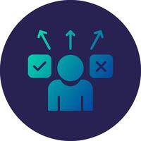 Decide Detailed UI Based Design Piece vector