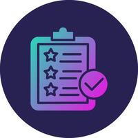 Approved Soft Outlined Graphic Style Symbol vector
