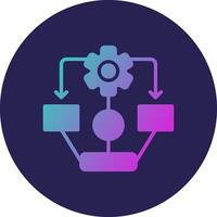Workflow Flat UI Based Design Form vector