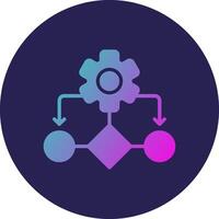 Logical Iconic Line Style Graphic Form vector