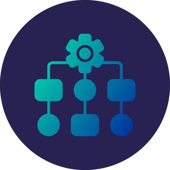 algoritmo mínimo diseño estilo Insignia elemento vector