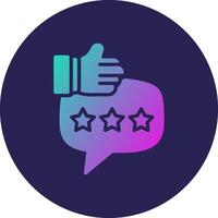 Review Vibrant Visual Based Design Object vector