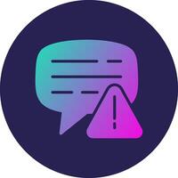 Alert Color Enhanced UI Based Graphic vector