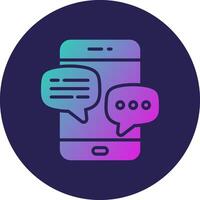 Mobile Outlined Line Based UI Artwork vector