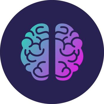 mente personalizado línea Arte ui elemento vector