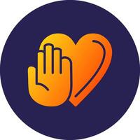 Hand Digital App Concept Graphic Design vector