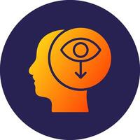 Self awareness Elegant Shaped Symbolic Design Element vector