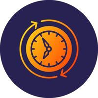 Queue Gradient Style User Interface Element vector