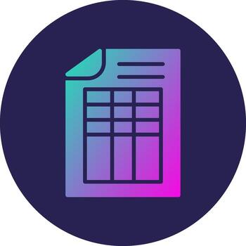 Table Outlined Frame Style Object Design vector