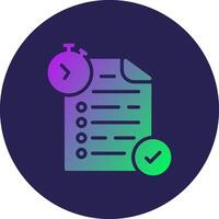 Test Minimal Graphic Visual Style Symbol vector