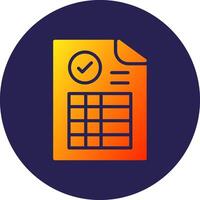 Frequency table Handcrafted UI Symbol Design Element vector