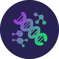 Dna structure Stylish User Experience Design Piece vector