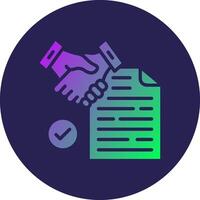 Partnership Tech Styled Graphic Form Element vector
