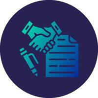Agreement Muted Tone User Interface Element vector
