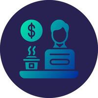 Freelance Minimal Design Style Badge Element vector