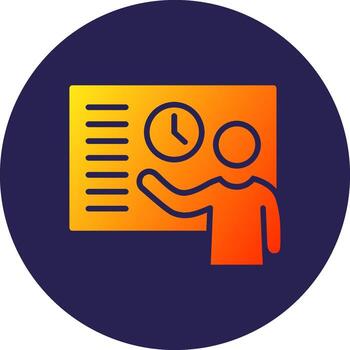 Time Outlined Frame Style Object Design vector