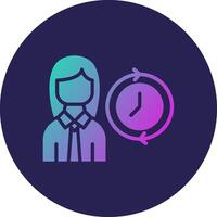 Full time Coded UI Inspired Symbol Design vector